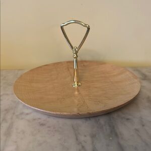 Vintage Birds Eye Maple Tidbit Tray